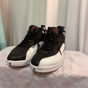 Jordan Black and White High-Top Sneakers